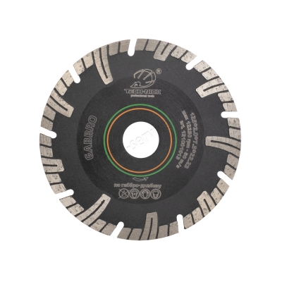 диск турбо gabbro д.125*22,2 (2,0*7,5)мм | гранит/dry tech-nick